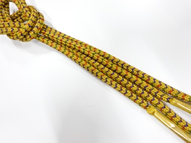 未使用品　正絹　手組帯締め